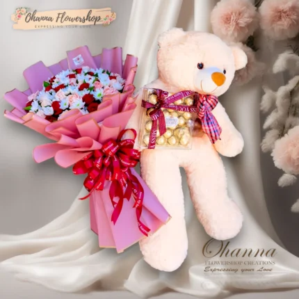 Sweet Hugs & Roses Delight