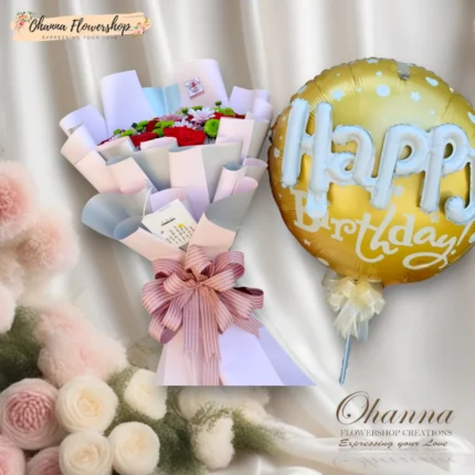Birthday Bloom & Balloon Bliss