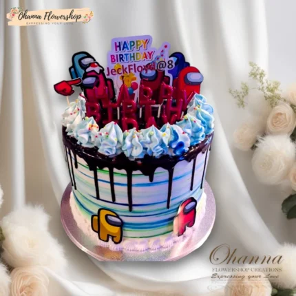 Among Us Adventure Cake