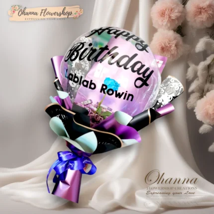 Violet Bliss Balloon Bouquet