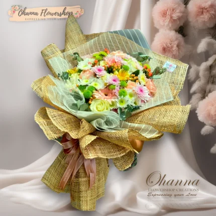 Chic Bouquet de Pastel
