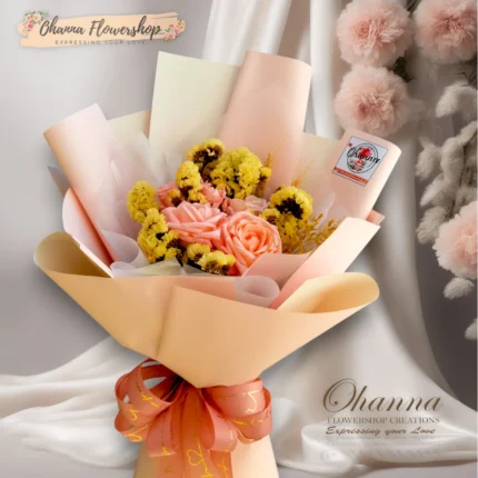 Pêche Blush Bouquet