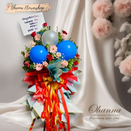Blossoms & Balloons Delight